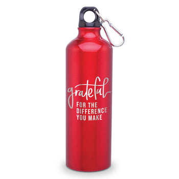 Grateful For The Difference You Make 24 oz. Carabiner Canteen