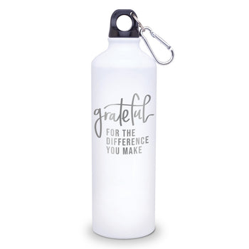 Grateful For The Difference You Make 24 oz. Carabiner Canteen