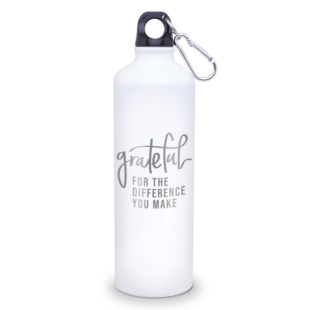 Grateful For The Difference You Make 24 oz. Carabiner Canteen