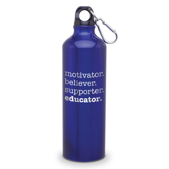 Motivator. Believer. Supporter. Educator. 24 oz. Carabiner Canteen