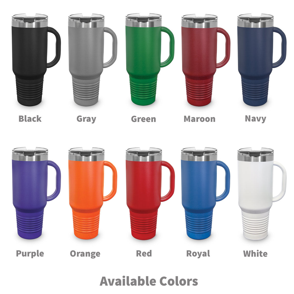 Making A Difference It’s What I Do 40 oz. Stainless Steel Travel Tumbler w/ Handle & Straw