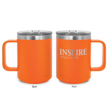 Inspire #teacherlife Stainless Steel Insulated Mug