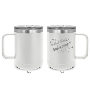 Inspiring Students Is My Superpower Stainless Steel Insulated Mug