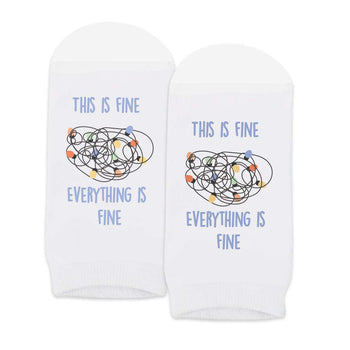 Everything is Fine Appreciation Socks - Lightbulbs