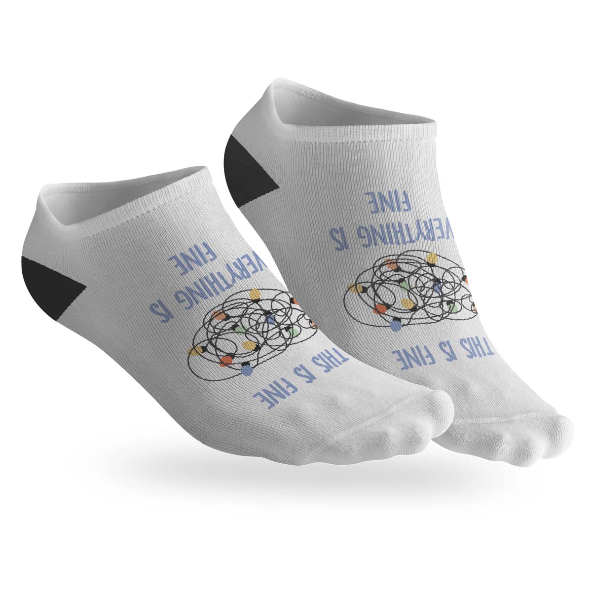 Everything is Fine Appreciation Socks - Lightbulbs