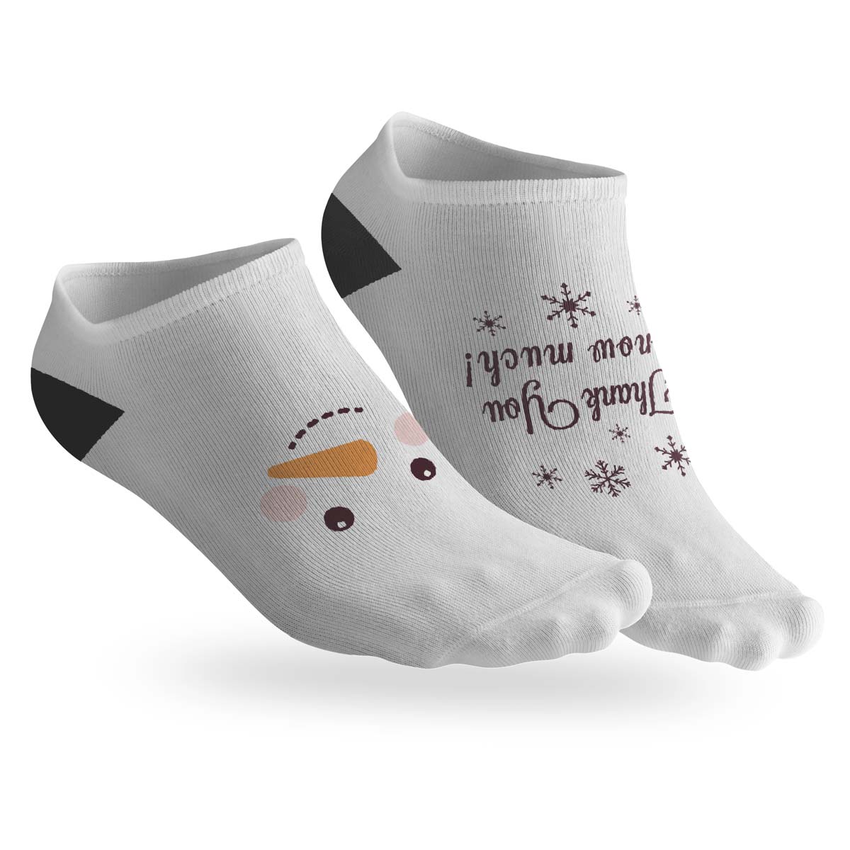 Thank You Snow Much Appreciation Socks - Snowman
