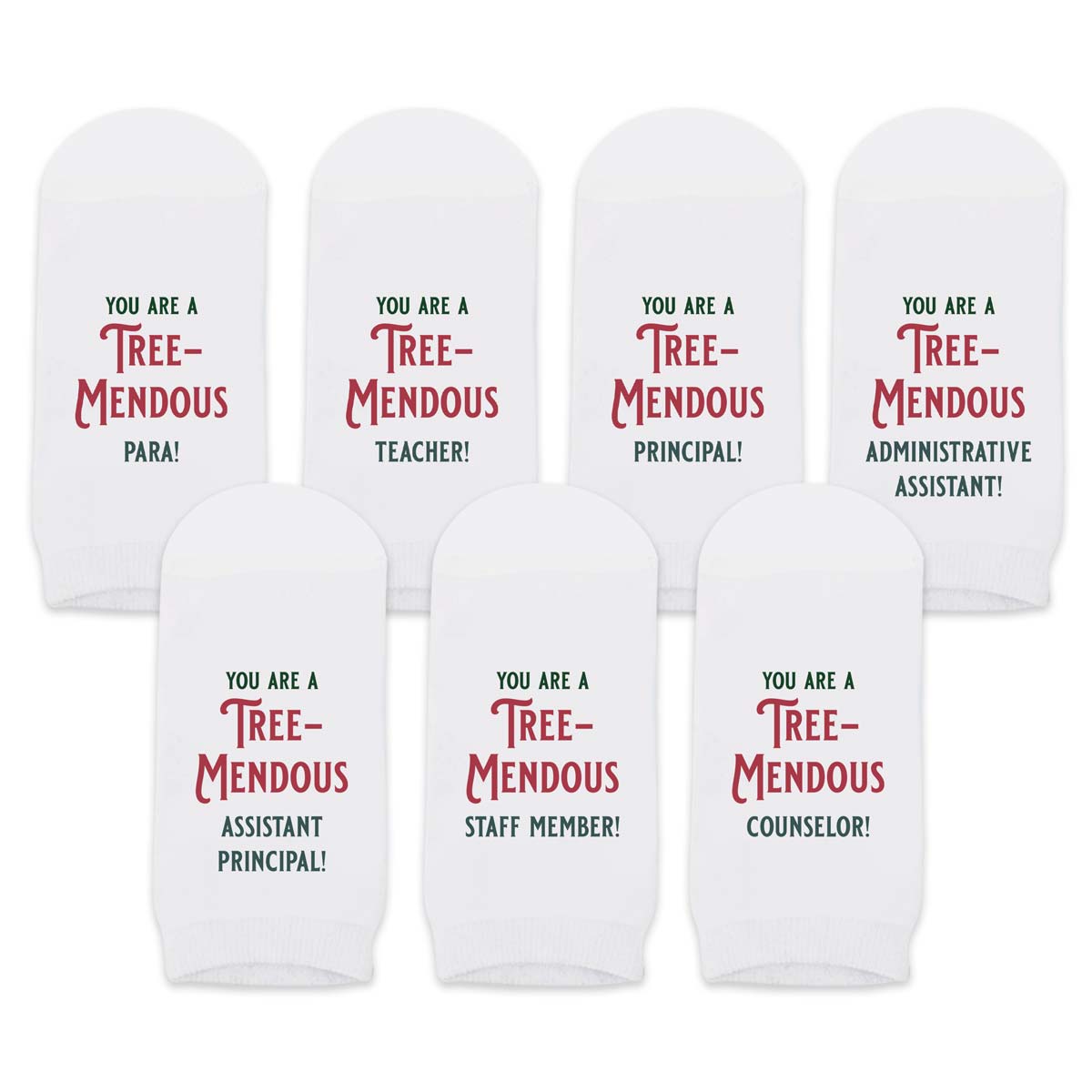 You Are Tree-Mendous Appreciation Socks