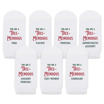 You Are Tree-Mendous Appreciation Socks