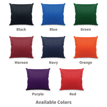 available colors for throw pillow