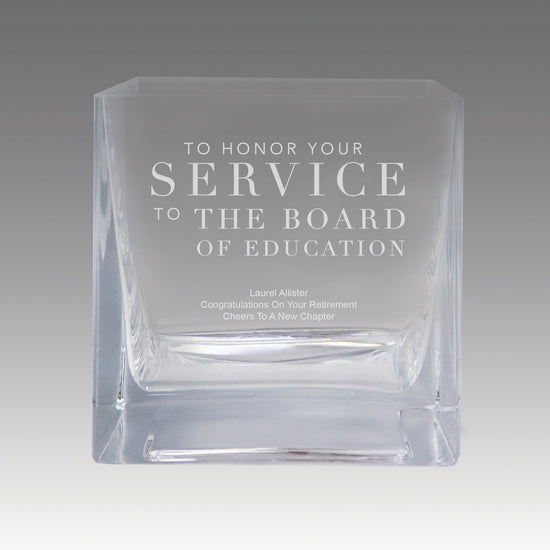 Square Crystal Recognition Bowl