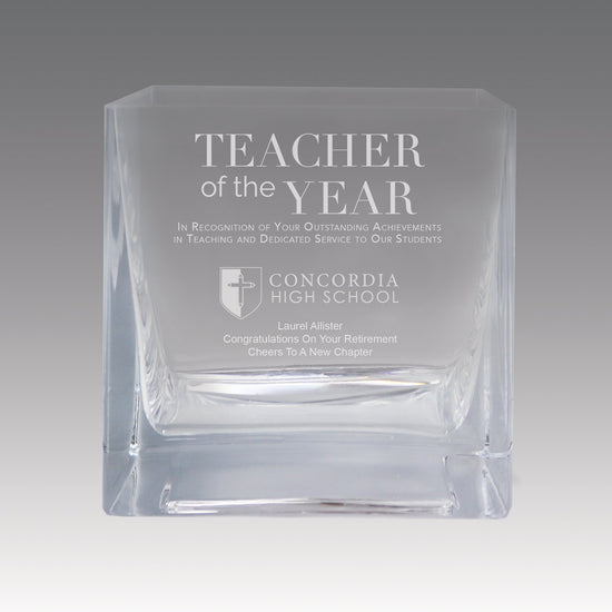 Square Crystal Recognition Bowl