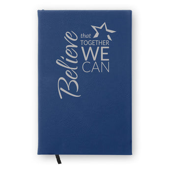 Believe That Together Textured Hardbound Journal
