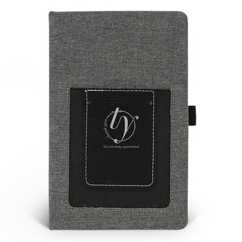 Thank You Canvas Journal w/ Pocket