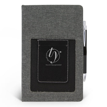 Thank You Canvas Journal w/ Pocket