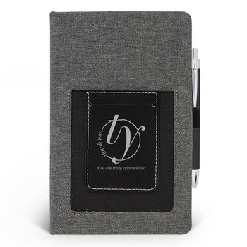 Thank You Canvas Journal w/ Pocket
