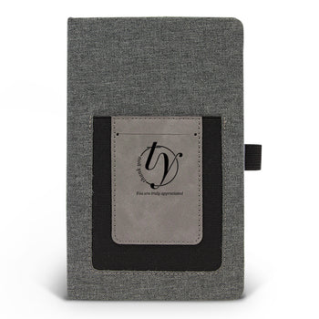 Thank You Canvas Journal w/ Pocket