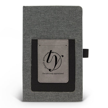 Thank You Canvas Journal w/ Pocket