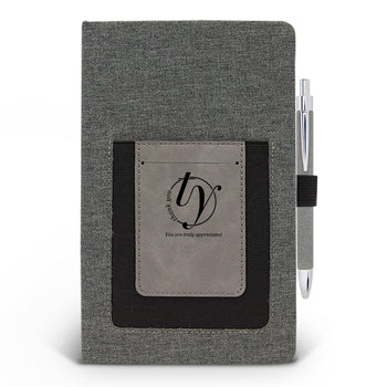 Thank You Canvas Journal w/ Pocket