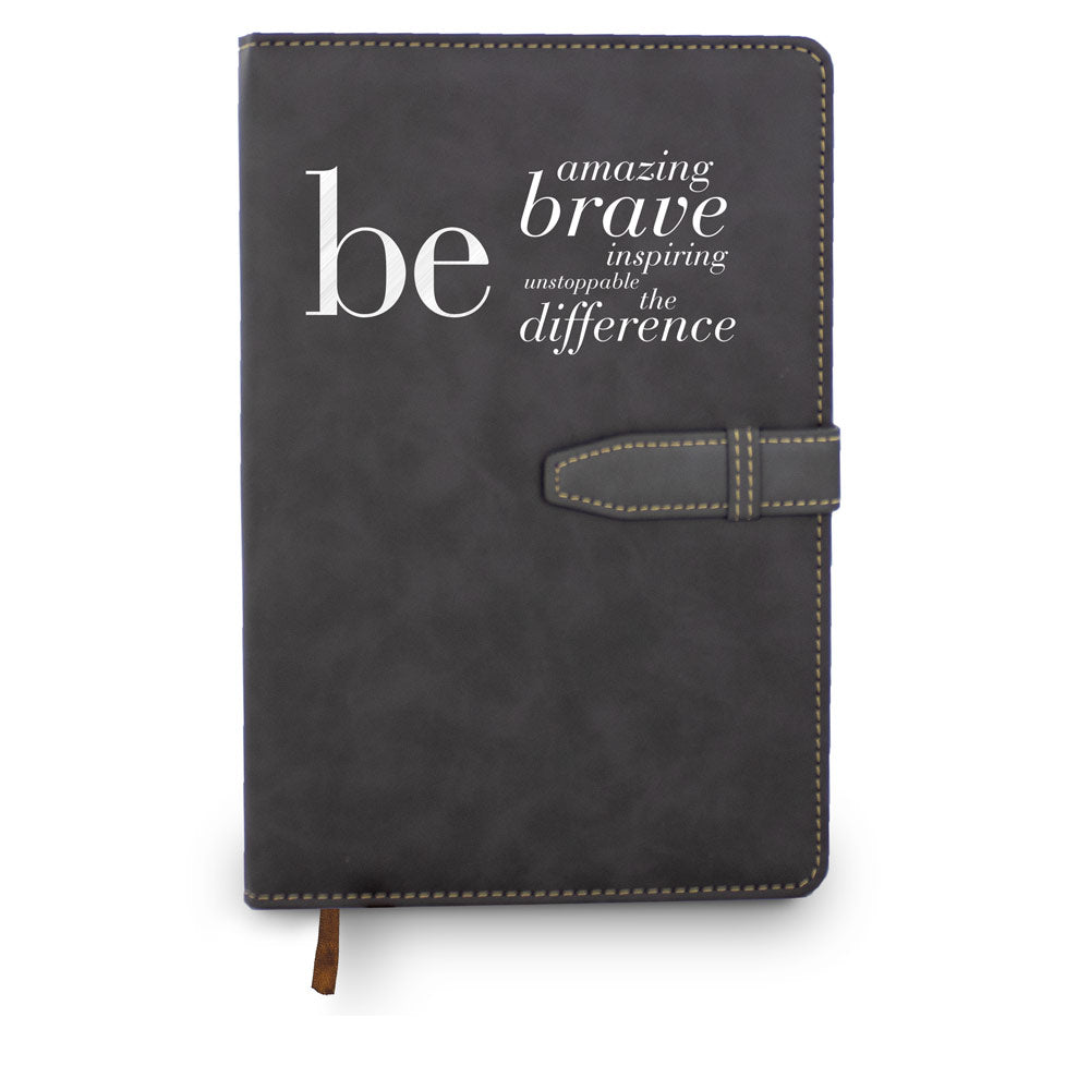 Be Collection Hardbound Journal with Tab and Loop Closure