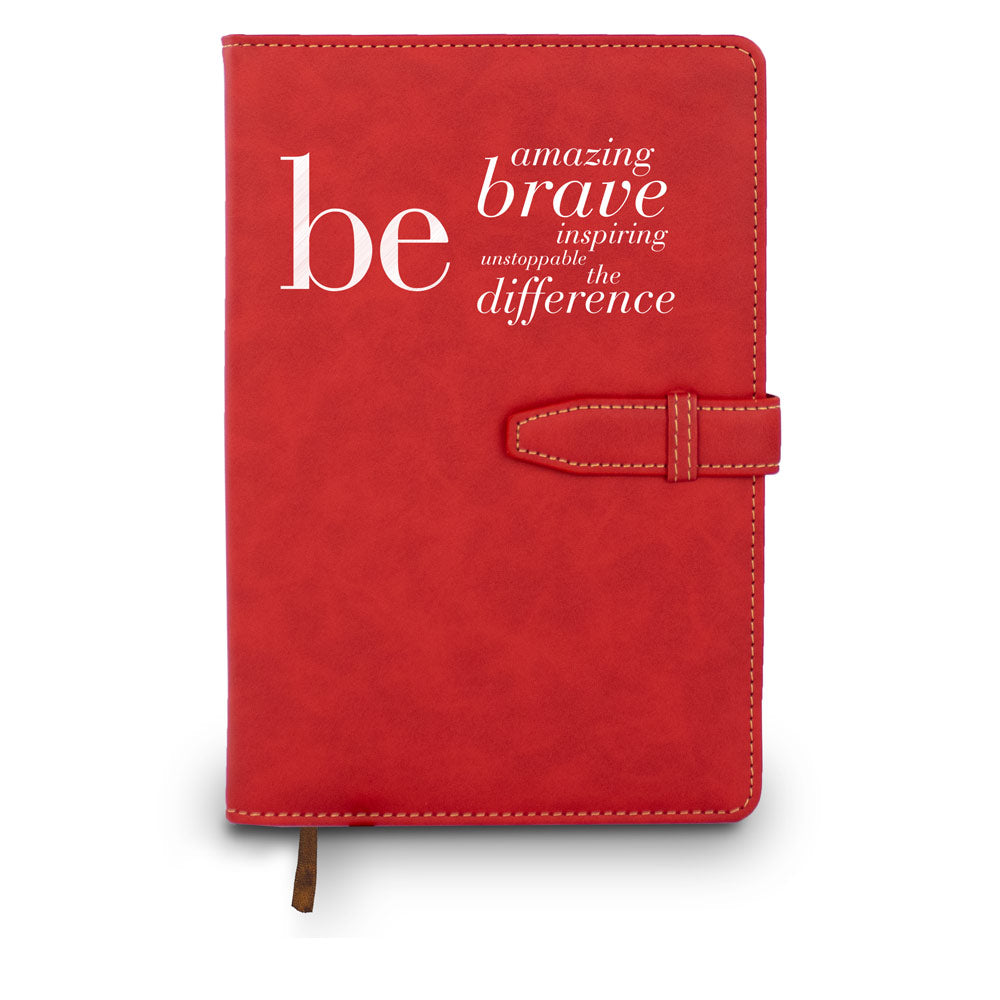 Be Collection Hardbound Journal with Tab and Loop Closure