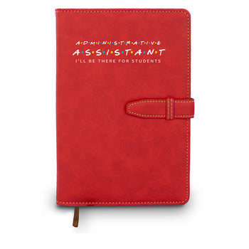I'll Be There For Students Hardbound Journal with Tab and Loop Closure