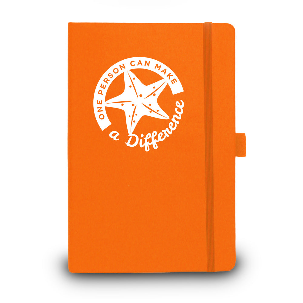 One Person Can Make a Difference Colorful Hardbound Journal - 25% OFF