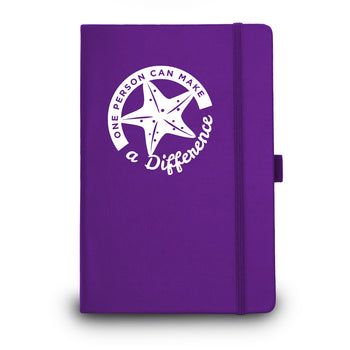 One Person Can Make a Difference Colorful Hardbound Journal - 25% OFF