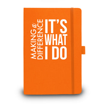 Making A Difference It's What I Do Colorful Hardbound Journal - 25% OFF