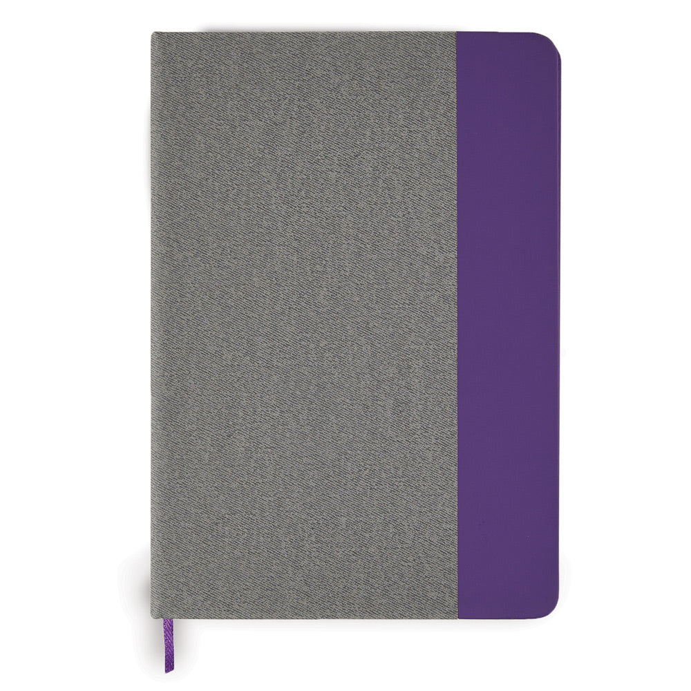 Custom Heather Gray Hardbound Journal