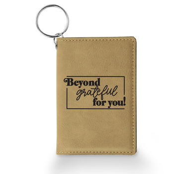 Beyond Grateful For You Keychain ID Holder
