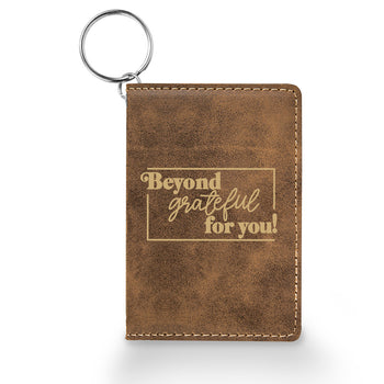 Beyond Grateful For You Keychain ID Holder