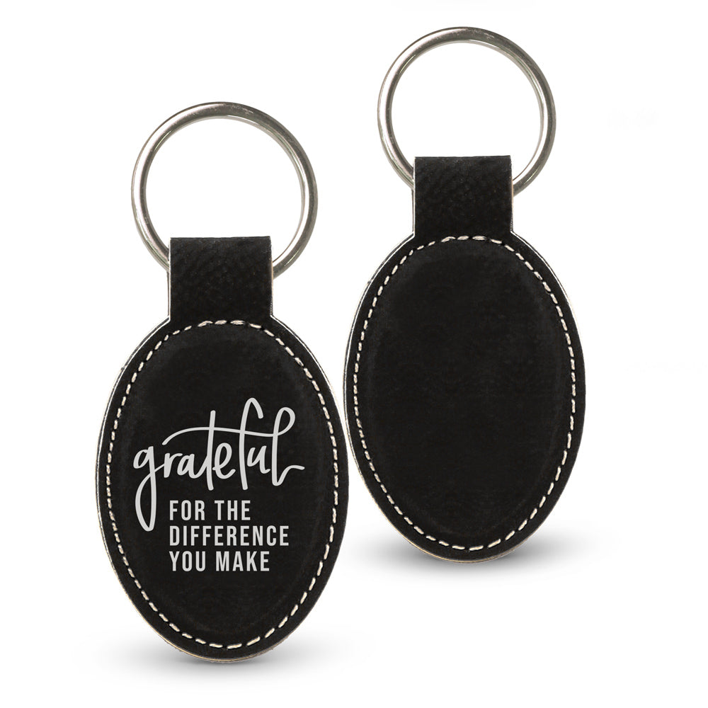 Grateful For The Difference You Make Keychain