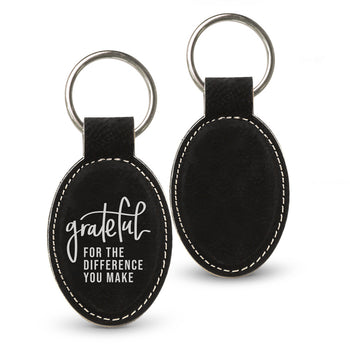 Grateful For The Difference You Make Keychain