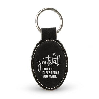 Grateful For The Difference You Make Keychain