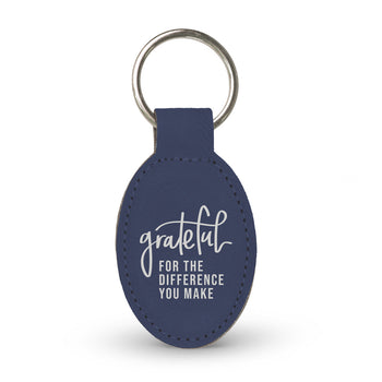 Grateful For The Difference You Make Keychain