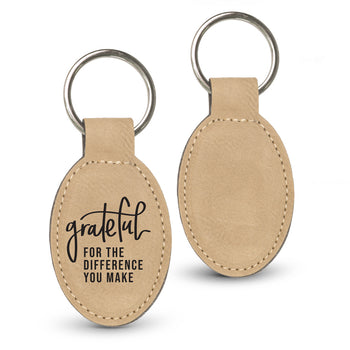 Grateful For The Difference You Make Keychain