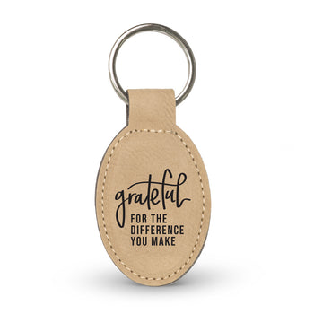 Grateful For The Difference You Make Keychain