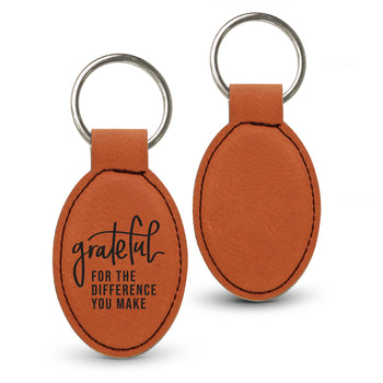 Grateful For The Difference You Make Keychain