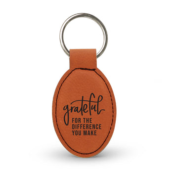 Grateful For The Difference You Make Keychain