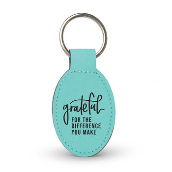 Grateful For The Difference You Make Keychain