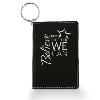 Believe That Together Keychain ID Holder