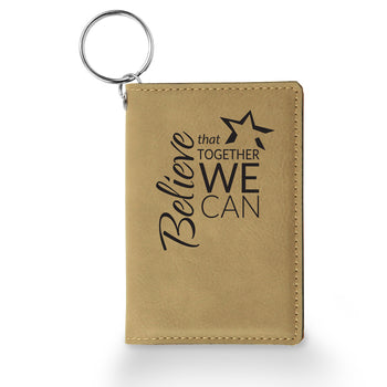 Believe That Together Keychain ID Holder