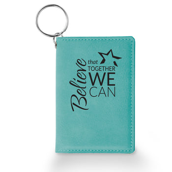 Believe That Together Keychain ID Holder