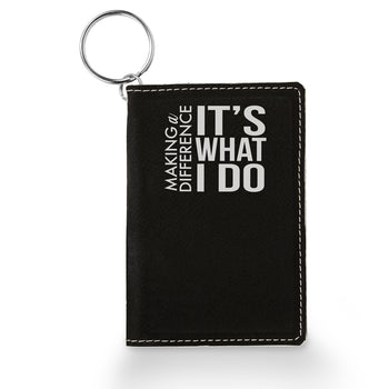 Making A Difference Keychain ID Holder