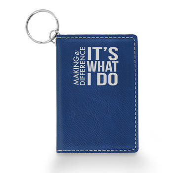 Making A Difference Keychain ID Holder