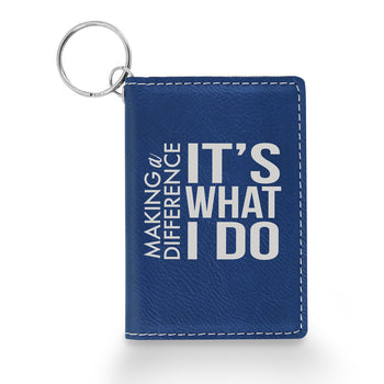Making A Difference Keychain ID Holder
