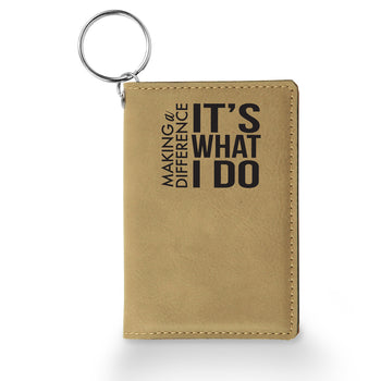 Making A Difference Keychain ID Holder