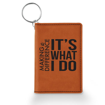 Making A Difference Keychain ID Holder