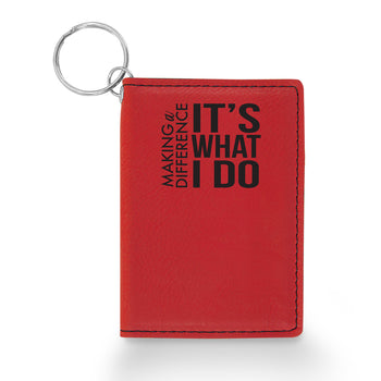 Making A Difference Keychain ID Holder