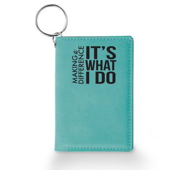 Making A Difference Keychain ID Holder